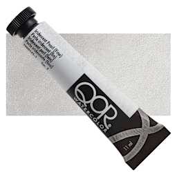 QoR Modern Watercolor - Iridescent Pearl (Fine), 11 ml tube  and swatch