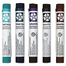 Daniel Smith Watercolor Sticks - Aquatic Landscapes, Set of 5, contents