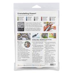 Daniel Smith Watercolor Sticks - Granulating Power, Set of 5 back of package