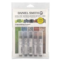 Daniel Smith Watercolor Sticks - Granulating Power, Set of 5 front of package