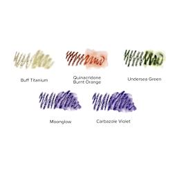 Daniel Smith Watercolor Sticks - Enhanced Secondary Colors, Set of 5, swatches