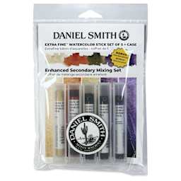 Daniel Smith Watercolor Sticks - Enhanced Secondary Colors, Set of 5, front of packaging