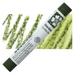 Daniel Smith Watercolor Stick - Olive Green stick and swatch