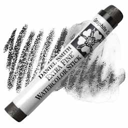 Daniel Smith Watercolor Stick - Graphite Gray stick and swatch