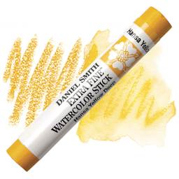 Daniel Smith Watercolor Stick - Hansa Yellow Deep stick and swatch
