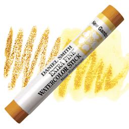 Daniel Smith Watercolor Stick - New Gamboge stick and swatch