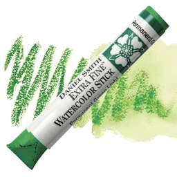 Daniel Smith Watercolor Stick - Permanent Green Light stick and swatch