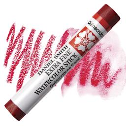 Daniel Smith Watercolor Stick - Quinacridone Coral stick and swatch