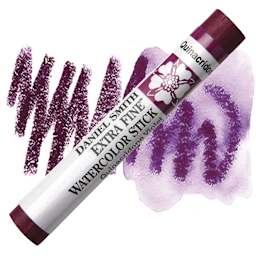 Daniel Smith Watercolor Stick - Quinacridone Violet stick and swatch