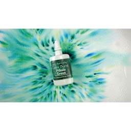 Color Burst Watercolor Powders - Brights, Set of 6, Phthalo Green bottle with swatch