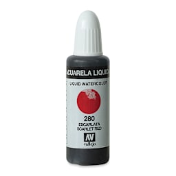 Vallejo Liquid Watercolor - Scarlet Red, 32 ml