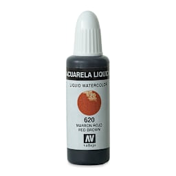 Vallejo Liquid Watercolor - Red Brown, 32 ml