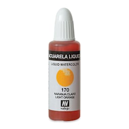 Vallejo Liquid Watercolor - Light Orange, 32 ml