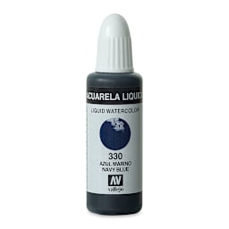 Vallejo Liquid Watercolor - Navy Blue, 32 ml
