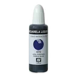 Vallejo Liquid Watercolor - Purple Blue, 32 ml
