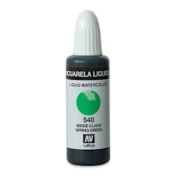 Vallejo Liquid Watercolor - Spring Green, 32 ml