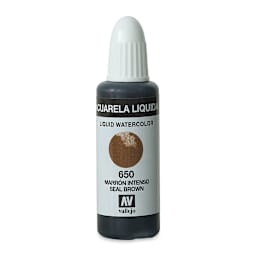 Vallejo Liquid Watercolor - Seal Brown, 32 ml