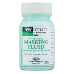 Holbein Watercolor Masking Fluid - Front view of 55 ml Jar