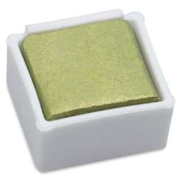 Derwent Watercolor Pan - Metallic Lime Gold