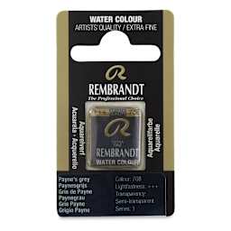Rembrandt Watercolor Half Pan - Payne's Grey