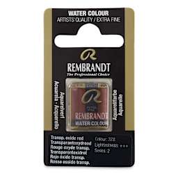 Rembrandt Watercolor Half Pan - Transparent Oxide Red