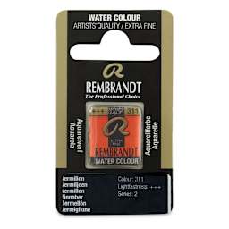 Rembrandt Watercolor Half Pan - Vermilion