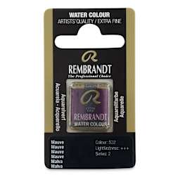 Rembrandt Watercolor Half Pan - Mauve