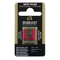 Rembrandt Watercolor Half Pan - Quinacridone Rose