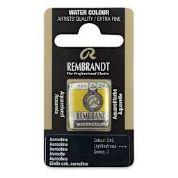 Rembrandt Watercolor Half Pan - Aureoline