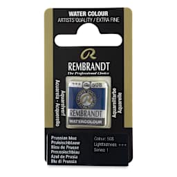 Rembrandt Watercolor Half Pan - Prussian Blue