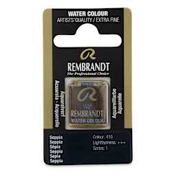 Rembrandt Watercolor Half Pan - Sepia