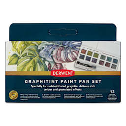 Derwent Graphitint Paint Pan - Set of 12, Assorted front of package