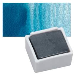 Derwent Graphitint Paint Pan - Ocean Blue pan and swatch