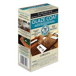 Famowood Glaze Coat - Angled view of Pint size Clear Epoxy Kit