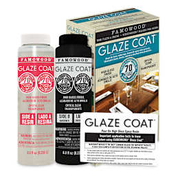 Famowood Glaze Coat - Components of Pint size Kit with  package