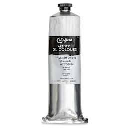 Cranfield Artists' Oils - Titanium White (Linseed), 225 ml, Tube