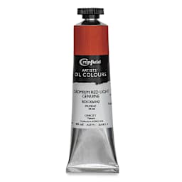 Cranfield Artists' Oils - Cadmium Red Light Genuine, 40 ml, Tube