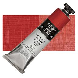 Cranfield Artists' Oil Paint - Cadmium Red Genuine, 40 ml, Tube and swatch