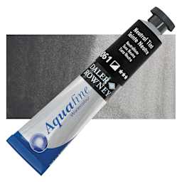 Daler-Rowney Aquafine Watercolor - Neutral Tint, 8 ml Tube and swatch