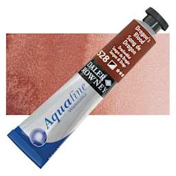 Daler-Rowney Aquafine Watercolor - Dragon's Blood, 8 ml Tube and swatch