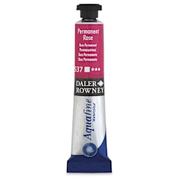 Daler-Rowney Aquafine Watercolors and Sets - Permanent Rose, 8 ml, Tube