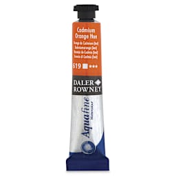 Daler-Rowney Aquafine Watercolor - Cadmium Orange Hue, 8 ml Tube
