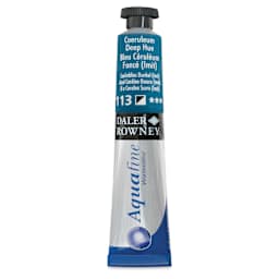 Daler-Rowney Aquafine Watercolor - Coeruleum Deep Hue, 8 ml Tube