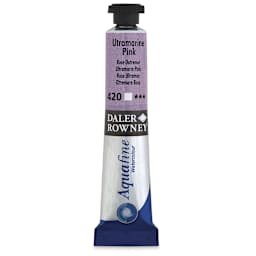 Daler-Rowney Aquafine Watercolors and Sets - Ultramarine Pink, 8 ml, Tube