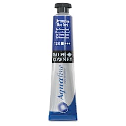 Daler-Rowney Aquafine Watercolors and Sets - Ultramarine Blue Dark, 8 ml, Tube