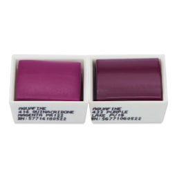 Daler-Rowney Aquafine Watercolors - Set of 2, Quinacridone Magenta and Purple Lake, Half Pan out of package