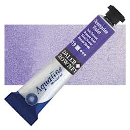 Daler-Rowney Aquafine Watercolor - Ultramarine Violet, 8 ml, Tube and swatch