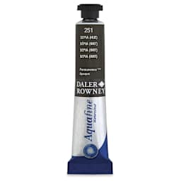 Daler-Rowney Aquafine Watercolors and Sets - Sepia Hue, 8 ml, Tube