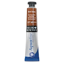 Daler-Rowney Aquafine Watercolor - Burnt Sienna, 8 ml, Tube