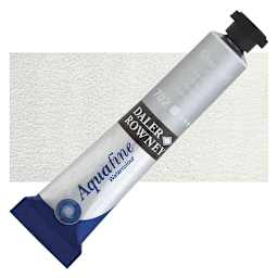 Daler-Rowney Aquafine Watercolor - Silver (Imit), 8 ml, Tube and swatch